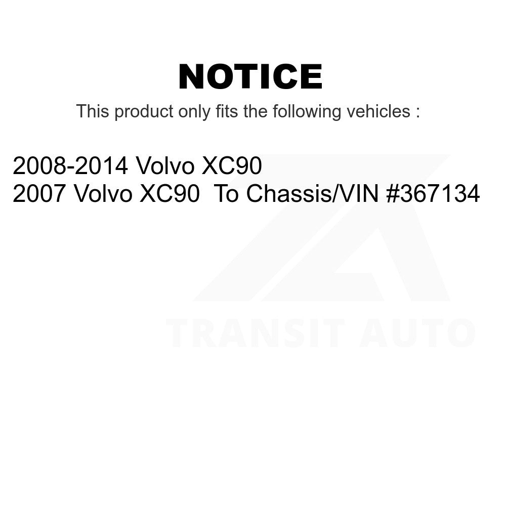 Front Hub Bearing Assembly And Link Kit For Volvo XC90