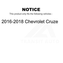 Charger l&#39;image dans la galerie, Front Hub Bearing Assembly And Link Kit For 2016-2018 Chevrolet Cruze