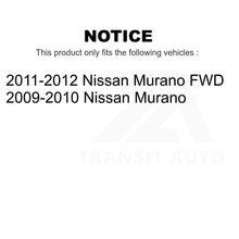 Charger l&#39;image dans la galerie, Front Wheel Bearing And Tie Rod End Kit For Nissan Murano