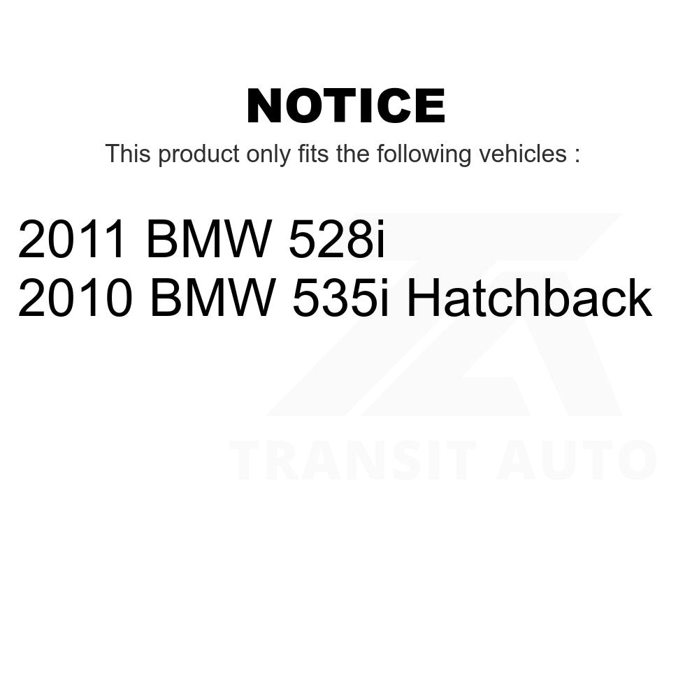 Front Hub Bearing Assembly And Link Kit For BMW 528i 535i