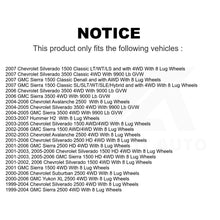 Charger l&#39;image dans la galerie, Front Hub Bearing Assembly Link Kit For Chevrolet Silverado 1500 GMC 2500 HD H2