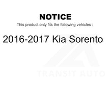 Charger l&#39;image dans la galerie, Front Hub Bearing Assembly And Link Kit For 2016-2017 Kia Sorento