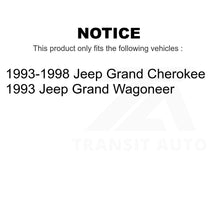 Charger l&#39;image dans la galerie, Front Hub Bearing Assembly And Link Kit For Jeep Grand Cherokee Wagoneer