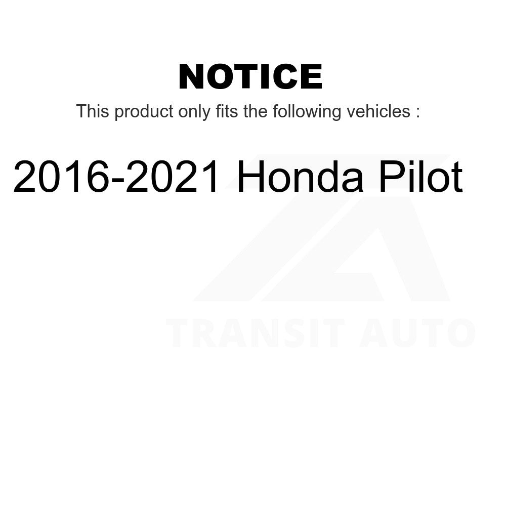 Front Wheel Bearing And Link Kit For 2016-2021 Honda Pilot