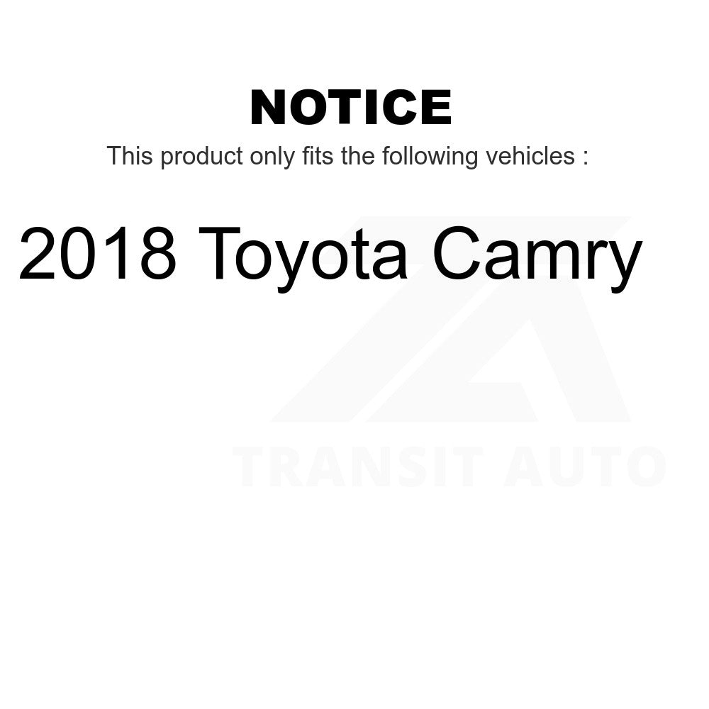 Front Wheel Bearing And Suspension Link Kit For 2018 Toyota Camry