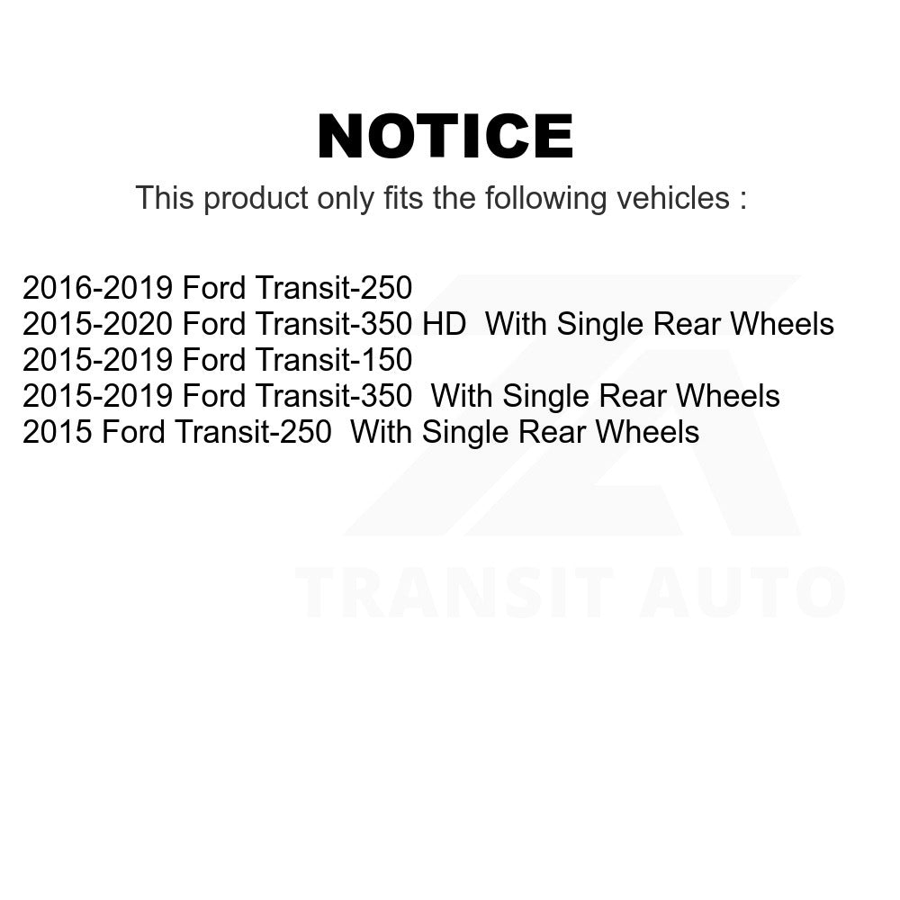 Front Hub Bearing Assembly Link Kit For Ford Transit-250 Transit-350 Transit-150