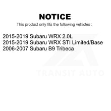 Charger l&#39;image dans la galerie, Front Hub Bearing Assembly And Link Kit For Subaru WRX STI B9 Tribeca