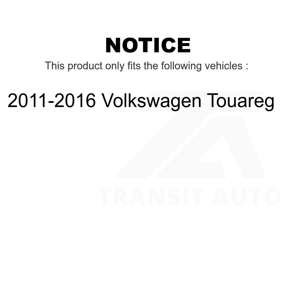 Front Hub Bearing Assembly And Link Kit For 2011-2016 Volkswagen Touareg