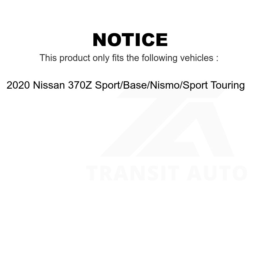 Front Wheel Bearing And Tie Rod End Kit For Nissan 370Z