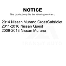 Charger l&#39;image dans la galerie, Front Hub Bearing Assembly And Link Kit For Nissan Murano Quest