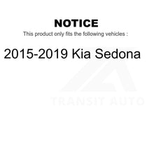 Charger l&#39;image dans la galerie, Front Hub Bearing Assembly And Link Kit For 2015-2019 Kia Sedona