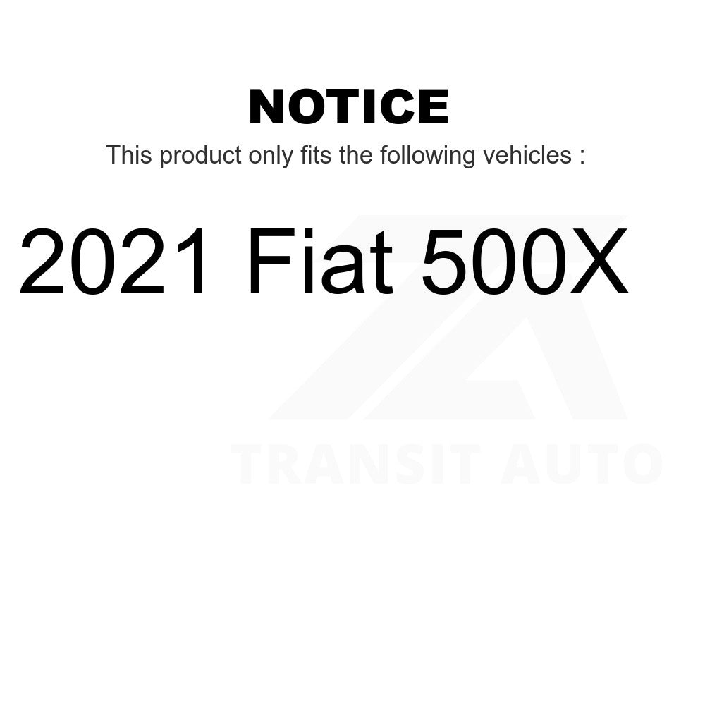 Front Wheel Bearing And Tie Rod End Kit For 2021 Fiat 500X