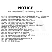 Charger l&#39;image dans la galerie, Front Brake Rotors &amp; Pair For Chevrolet Tahoe GMC C2500 Express 3500 C3500 C1500