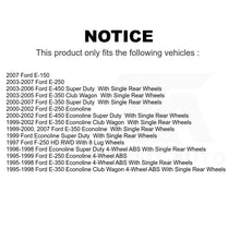 Charger l&#39;image dans la galerie, Front Brake Rotor &amp; Pair For Ford E-350 Super Duty E-250 Econoline F-250 HD Club