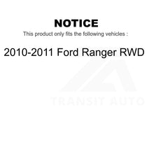 Load image into Gallery viewer, Front Disc Brake Rotors And Hub Assembly Pair For 2010-2011 Ford Ranger RWD