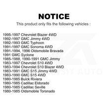 Charger l&#39;image dans la galerie, Front Brake Rotors Pair For Chevrolet S10 GMC Blazer Sonoma Jimmy S15 Cadillac