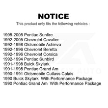 Charger l&#39;image dans la galerie, Front Brake Rotors Pair For Chevrolet Cavalier Pontiac Sunfire Grand Am Buick