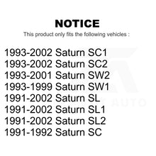 Load image into Gallery viewer, Front Disc Brake Rotors Pair For Saturn SL2 SL1 SC2 SL SC1 SW2 SW1 SC