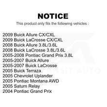 Charger l&#39;image dans la galerie, Front Brake Rotors Pair For Pontiac Grand Prix Buick LaCrosse Chevrolet Uplander