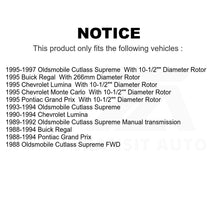 Charger l&#39;image dans la galerie, Front Brake Rotors Pair For Chevrolet Oldsmobile Cutlass Supreme Lumina Buick