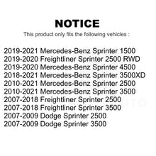Charger l&#39;image dans la galerie, Front Brake Rotors Pair For Sprinter 2500 Mercedes-Benz 3500 Freightliner Dodge