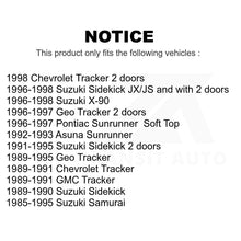 Charger l&#39;image dans la galerie, Front Brake Rotors Pair For Suzuki Tracker Geo Samurai Sidekick Chevrolet X-90