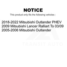 Load image into Gallery viewer, Front Disc Brake Rotors Pair For Mitsubishi Lancer Outlander PHEV