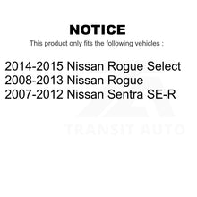 Charger l&#39;image dans la galerie, Front Disc Brake Rotors Pair For Nissan Rogue Sentra Select