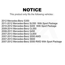 Charger l&#39;image dans la galerie, Front Brake Rotors Pair For Mercedes-Benz S550 SL550 CL550 S600 S400 S350 CL600
