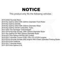 Load image into Gallery viewer, Front Brake Rotors Pair For Kia Hyundai Optima Sonata Sportage Tucson Azera Nexo