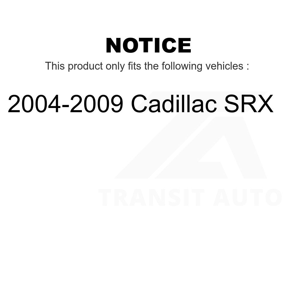 Paire de rotors de frein à disque arrière pour Cadillac SRX 2004-2009 