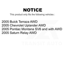 Charger l&#39;image dans la galerie, Paire de rotors de frein arrière pour Chevrolet Uplander Pontiac Montana Buick Terraza relais 