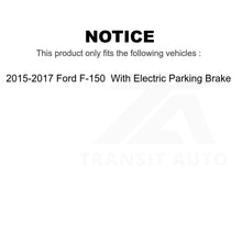 Charger l&#39;image dans la galerie, Rear Disc Brake Rotors Pair For 2015-2017 Ford F-150 With Electric Parking