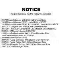 Load image into Gallery viewer, Rear Brake Rotor Pair For Jeep Dodge Patriot Chrysler Compass Avenger 200 Lancer