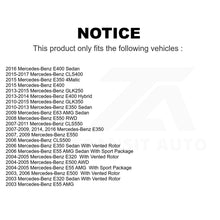 Load image into Gallery viewer, Rear Brake Rotor Pair For Mercedes-Benz E350 GLK350 E320 E500 CLS550 E400 CLS500