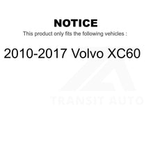 Charger l&#39;image dans la galerie, Rear Disc Brake Rotors Pair For 2010-2017 Volvo XC60