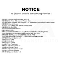 Load image into Gallery viewer, Rear Brake Rotor Pair For Hyundai Elantra Kia Soul Forte Veloster GT Kona Forte5