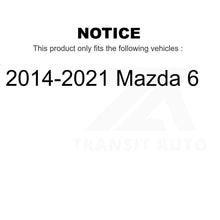 Charger l&#39;image dans la galerie, Paire de disques de frein à disque arrière pour Mazda 6 2014-2021 