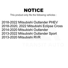 Load image into Gallery viewer, Rear Disc Brake Rotor Pair For Mitsubishi Outlander Sport Eclipse Cross PHEV RVR