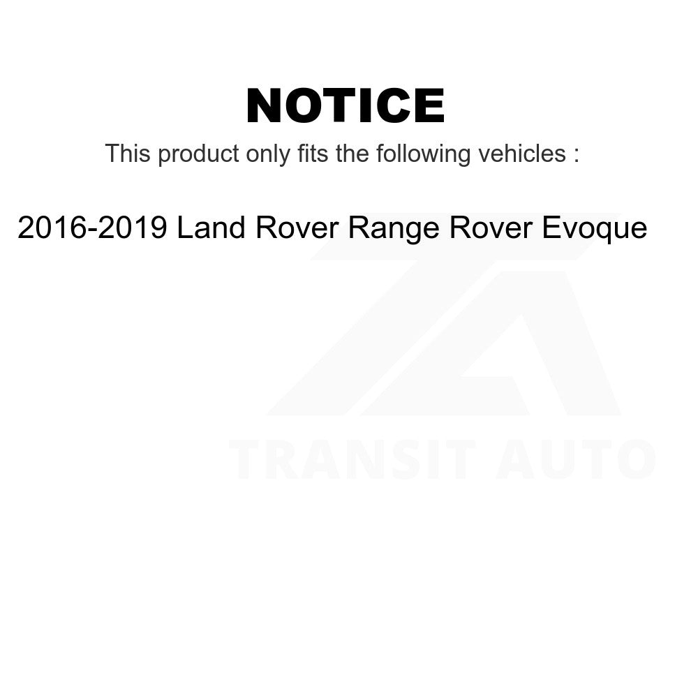 Rear Disc Brake Rotors Pair For 2016-2019 Land Rover Range Evoque