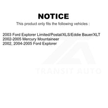 Load image into Gallery viewer, Front Rear Disc Brake Rotors Kit For Ford Explorer Mercury Mountaineer