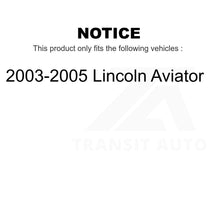 Load image into Gallery viewer, Front Rear Disc Brake Rotors Kit For 2003-2005 Lincoln Aviator