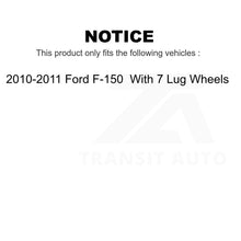 Charger l&#39;image dans la galerie, Front Rear Disc Brake Rotors Kit For 2010-2011 Ford F-150 With 7 Lug Wheels