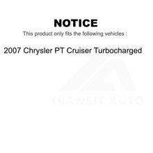 Charger l&#39;image dans la galerie, Kit de rotors de frein à disque avant et arrière pour Chrysler PT Cruiser turbocompressé 2007 