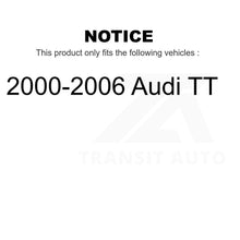 Load image into Gallery viewer, Front Rear Disc Brake Rotors Kit For 2000-2006 Audi TT