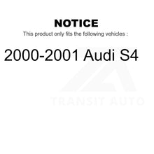 Load image into Gallery viewer, Front Rear Disc Brake Rotors Kit For 2000-2001 Audi S4