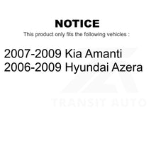 Load image into Gallery viewer, Front Rear Disc Brake Rotors Kit For Hyundai Azera Kia Amanti