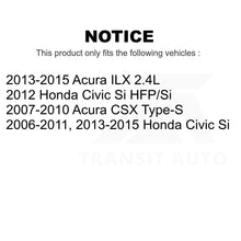 Load image into Gallery viewer, Front Rear Disc Brake Rotors Kit For Honda Civic Acura ILX CSX