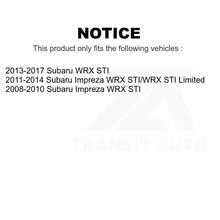 Load image into Gallery viewer, Front Rear Disc Brake Rotors Kit For Subaru Impreza WRX STI