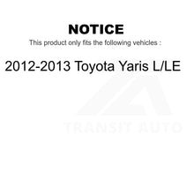 Load image into Gallery viewer, [Front+Rear] 2012-2013 Toyota Yaris L LE Premium OE Brake Rotor Kits For Max Braking